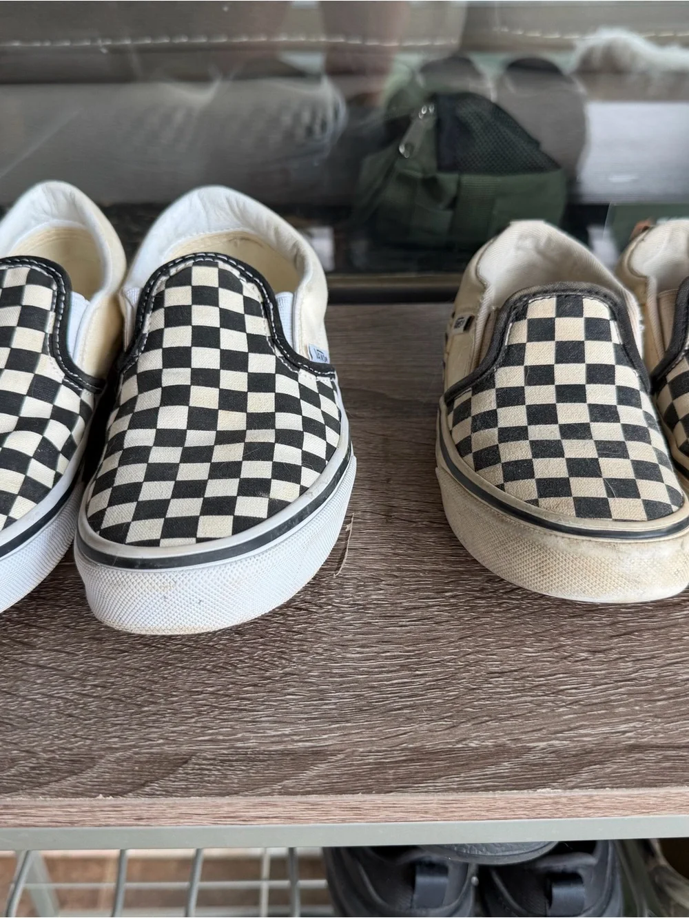 Vans Kids Checkerboard Slip-On Sneakers - Black & White
